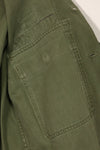 1960's Ex-Green Beret Soldier Release OG-107 Utility Shirt with First Attachment Patch, Used, C