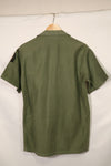 1960's Ex-Green Beret Soldier Release OG-107 Utility Shirt with First Attachment Patch, Used, C