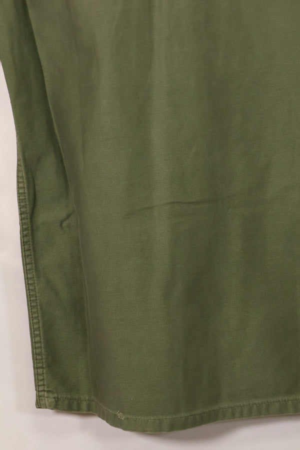 1960's Ex-Green Beret Soldier Release OG-107 Utility Shirt with First Attachment Patch, Used, C
