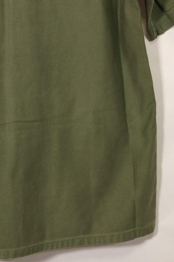 1960's Ex-Green Beret Soldier Release OG-107 Utility Shirt with First Attachment Patch, Used, C