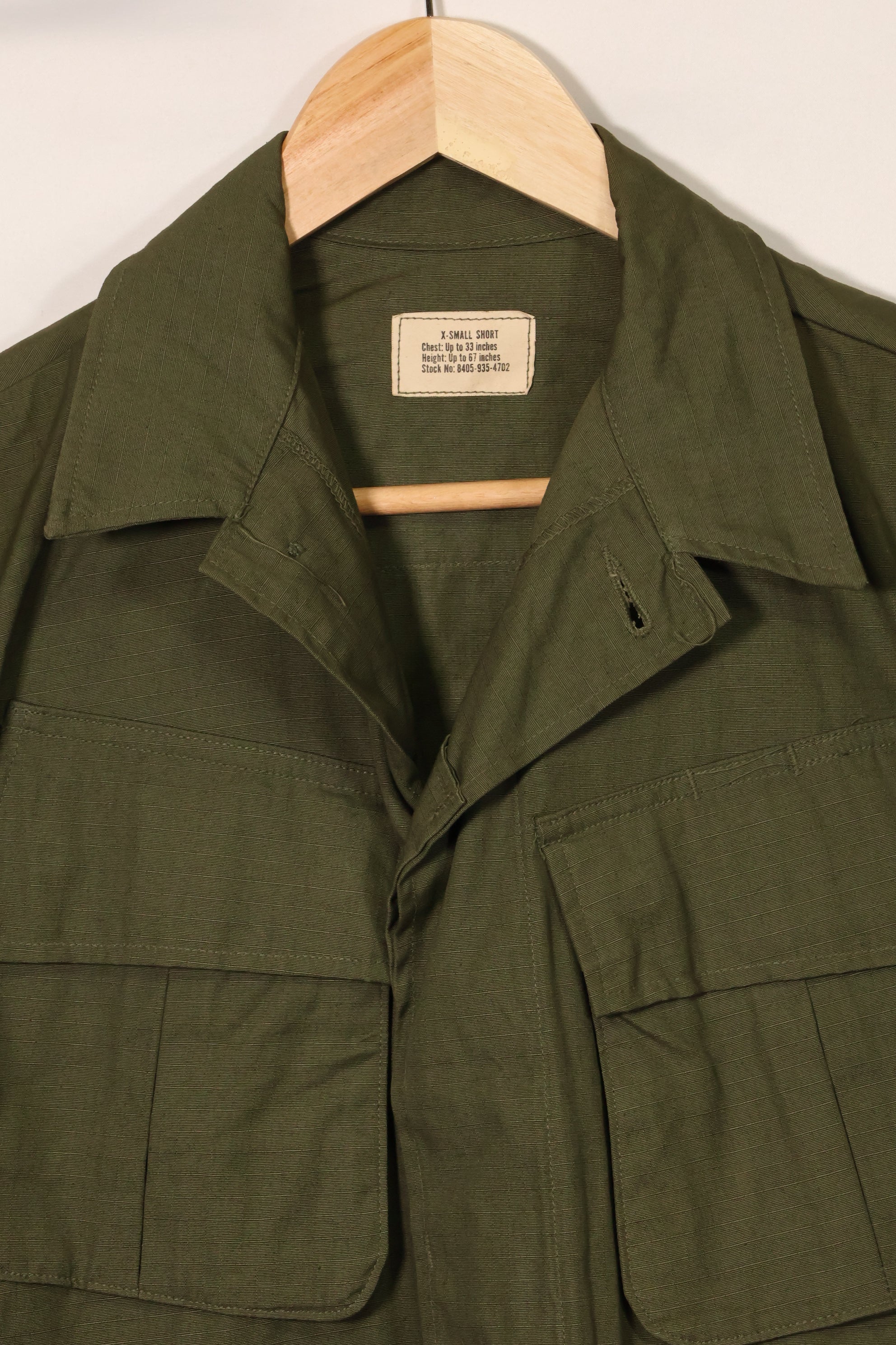 1968 Contract Deadstock 4th Model Jungle Fatigue Jacket X-S-S Unused