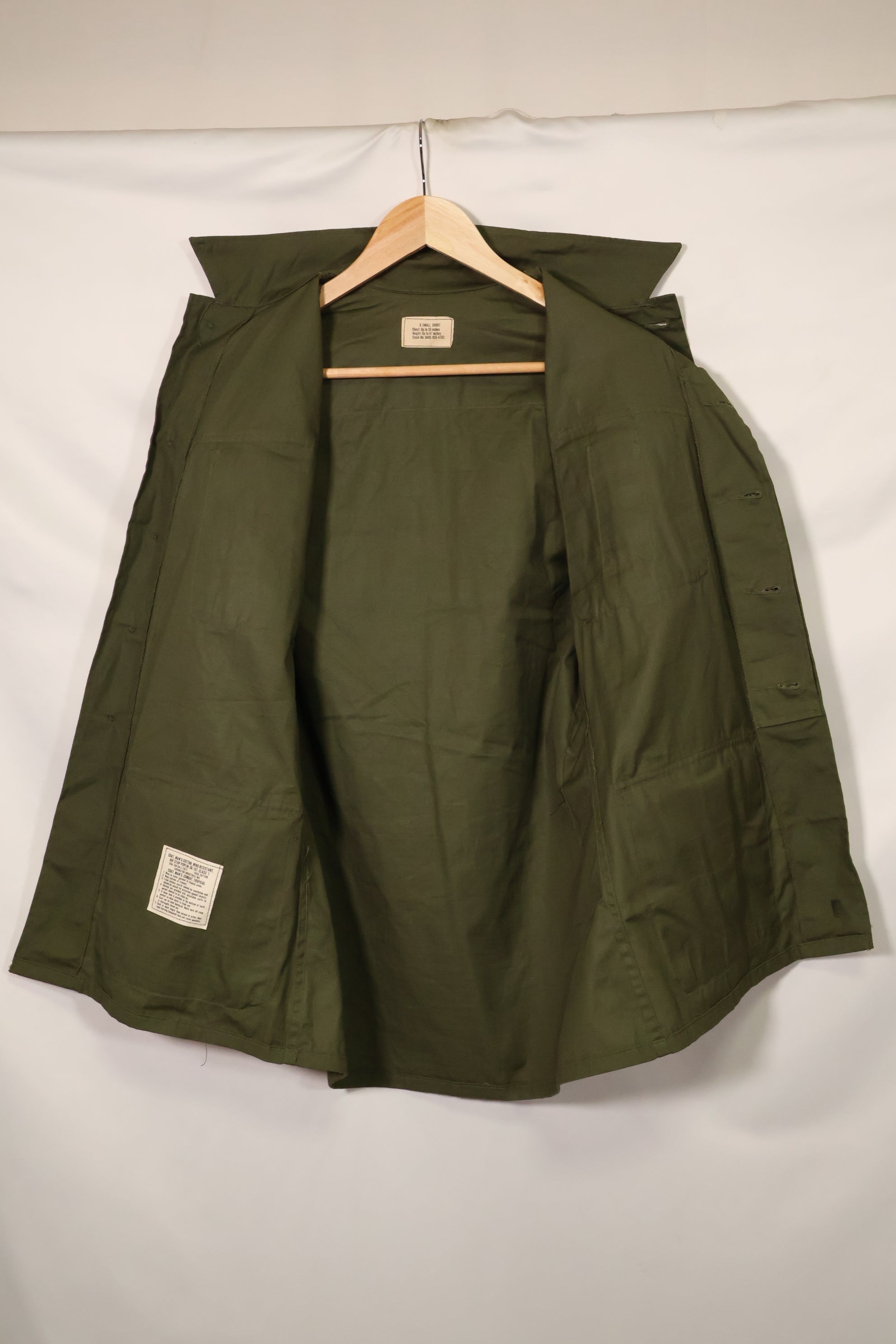 1968 Contract Deadstock 4th Model Jungle Fatigue Jacket X-S-S Unused
