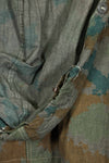 1962 East German Army NVA M58 Flächentarn sniper smock in Bluementarn camo, almost unused.