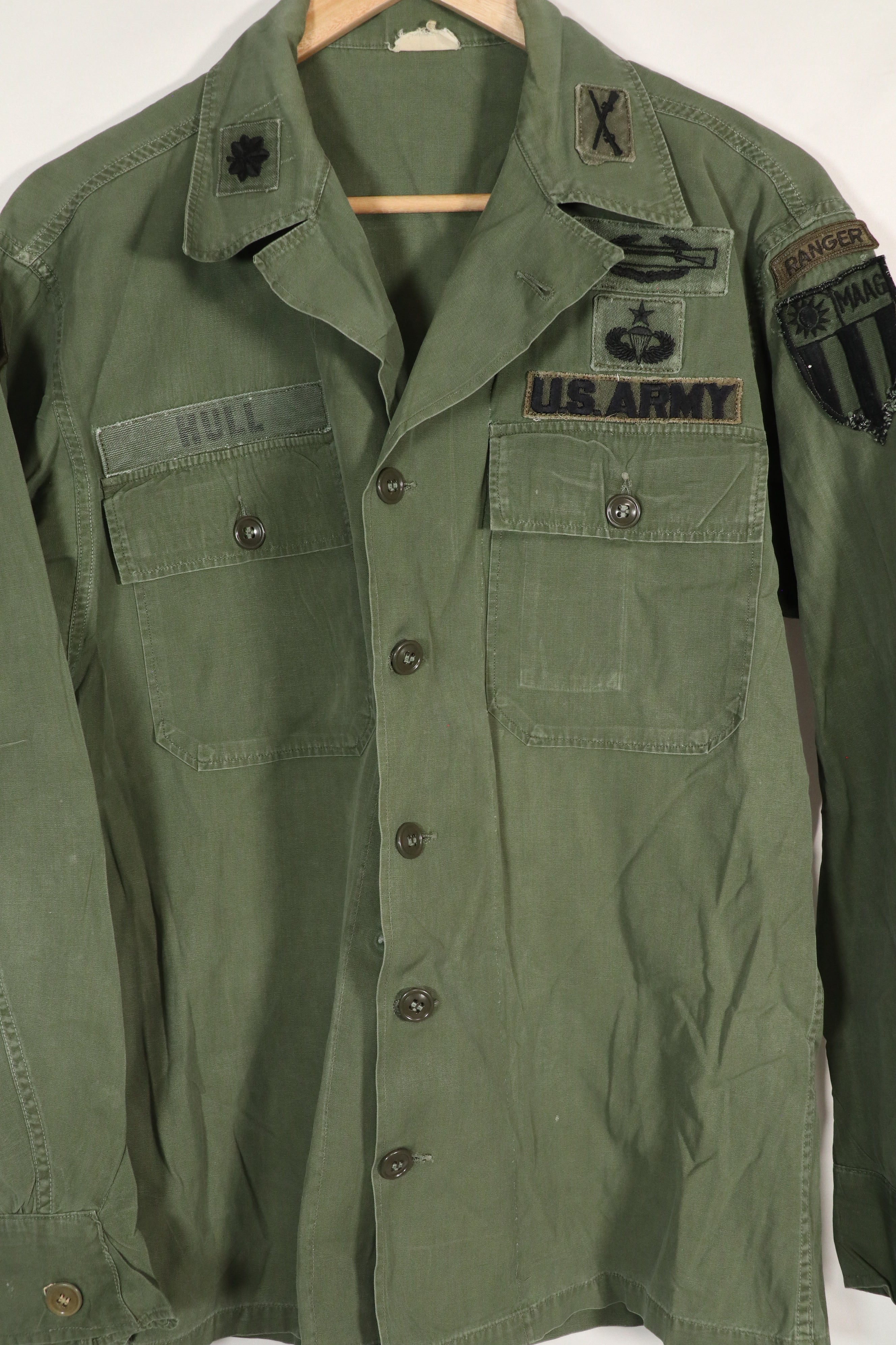 Real Very Rare Special Warfare Shirt, used, glued in place.