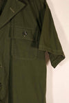 Real 1960s Poplin OG-107 shirt, short sleeves, custom, locally made, used.