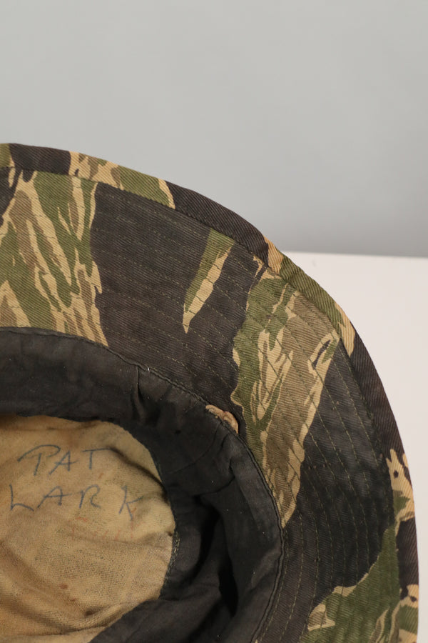 Real Okinawa Tiger Pattern JWD CISO Cut Boonie Hat, used, size small.