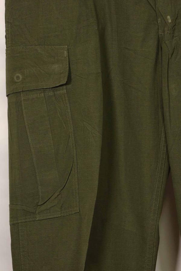 1969 Contract 4th Model Ripstop Jungle Fatigue Pants M-L Used