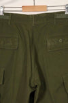 1969 Contract 4th Model Ripstop Jungle Fatigue Pants M-L Used