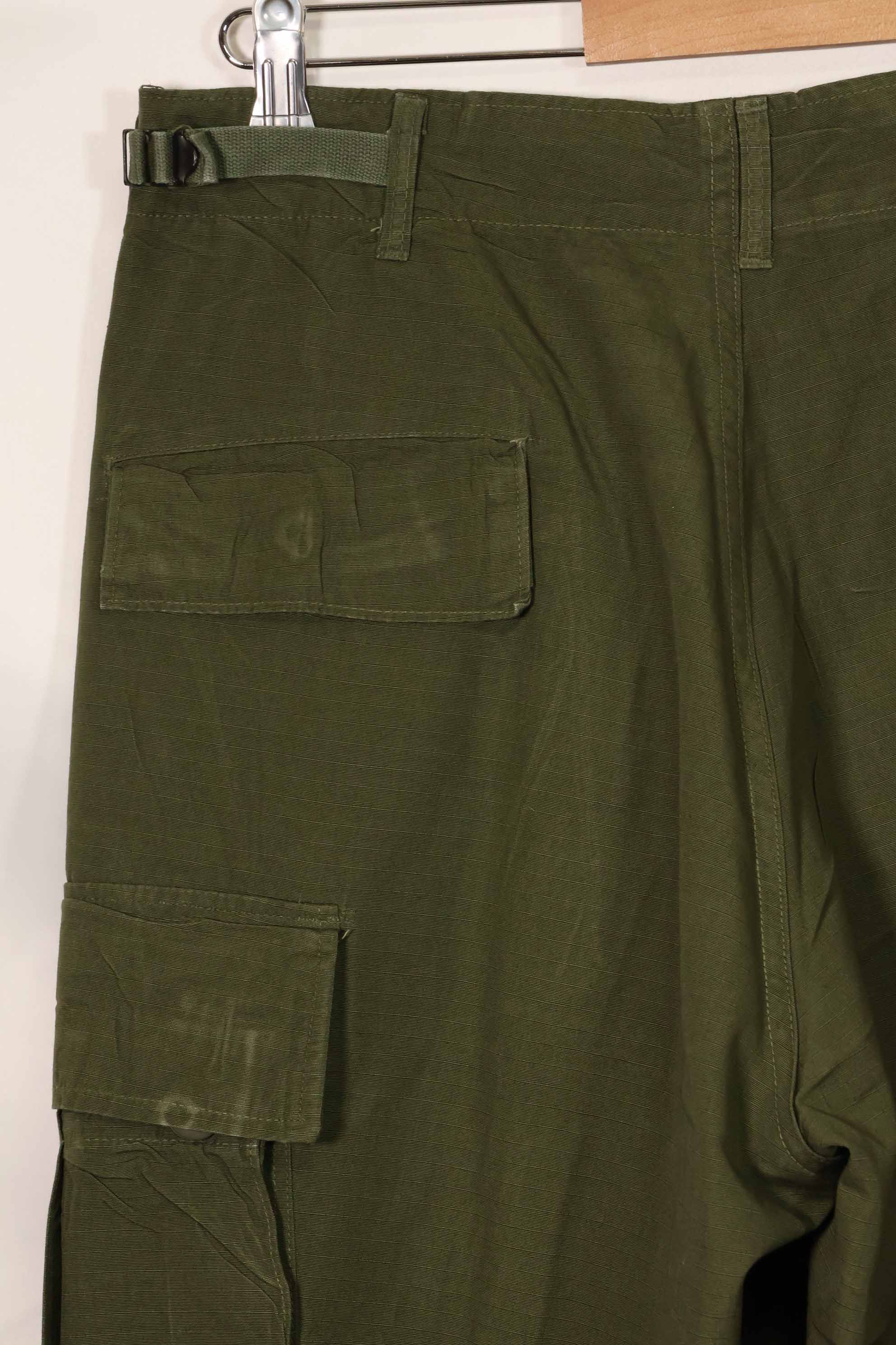 1969 Contract 4th Model Ripstop Jungle Fatigue Pants M-L Used