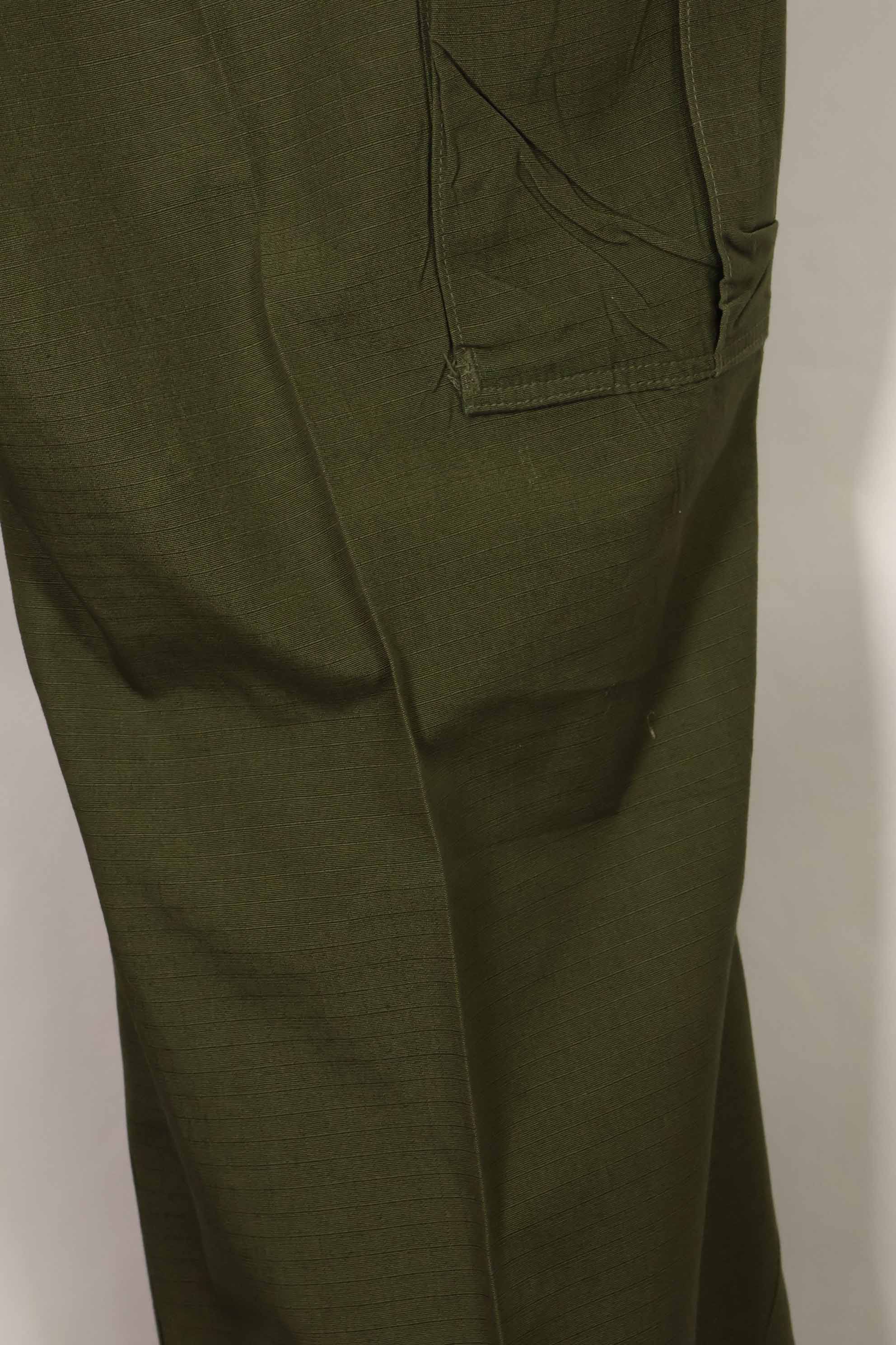 1969 Contract 4th Model Ripstop Jungle Fatigue Pants M-L Used