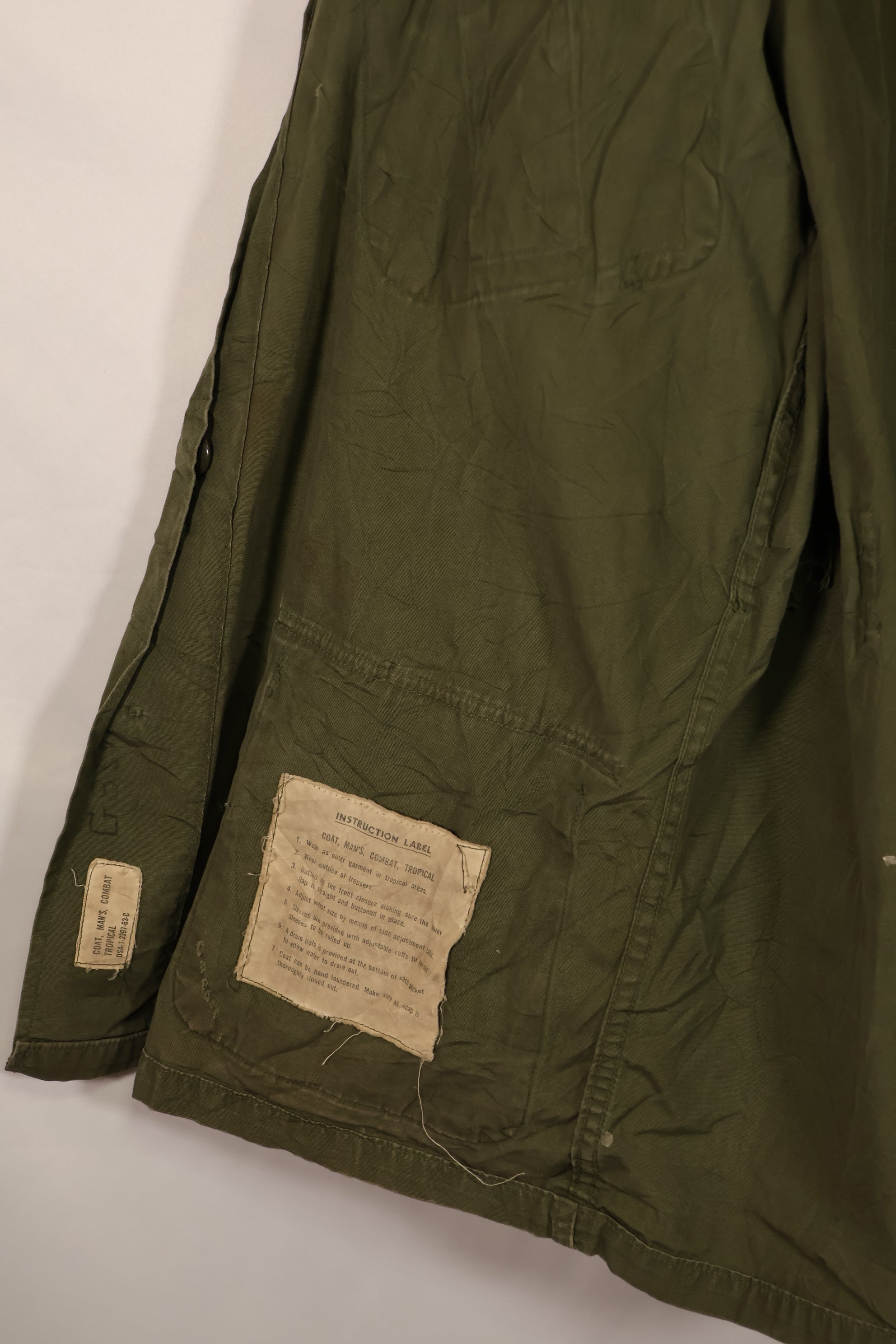 Real 1963 1st Model Jungle Fatigue Jacket S-M Used