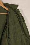 Real 1963-64 1st Model Jungle Fatigue Jacket, stains, holes.