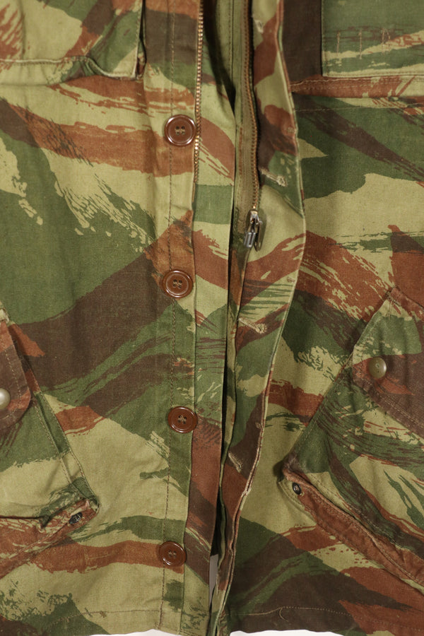 Real 1950s French Army Lizard Camouflage TAP 47/54 Airborne Jacket, almost unused.