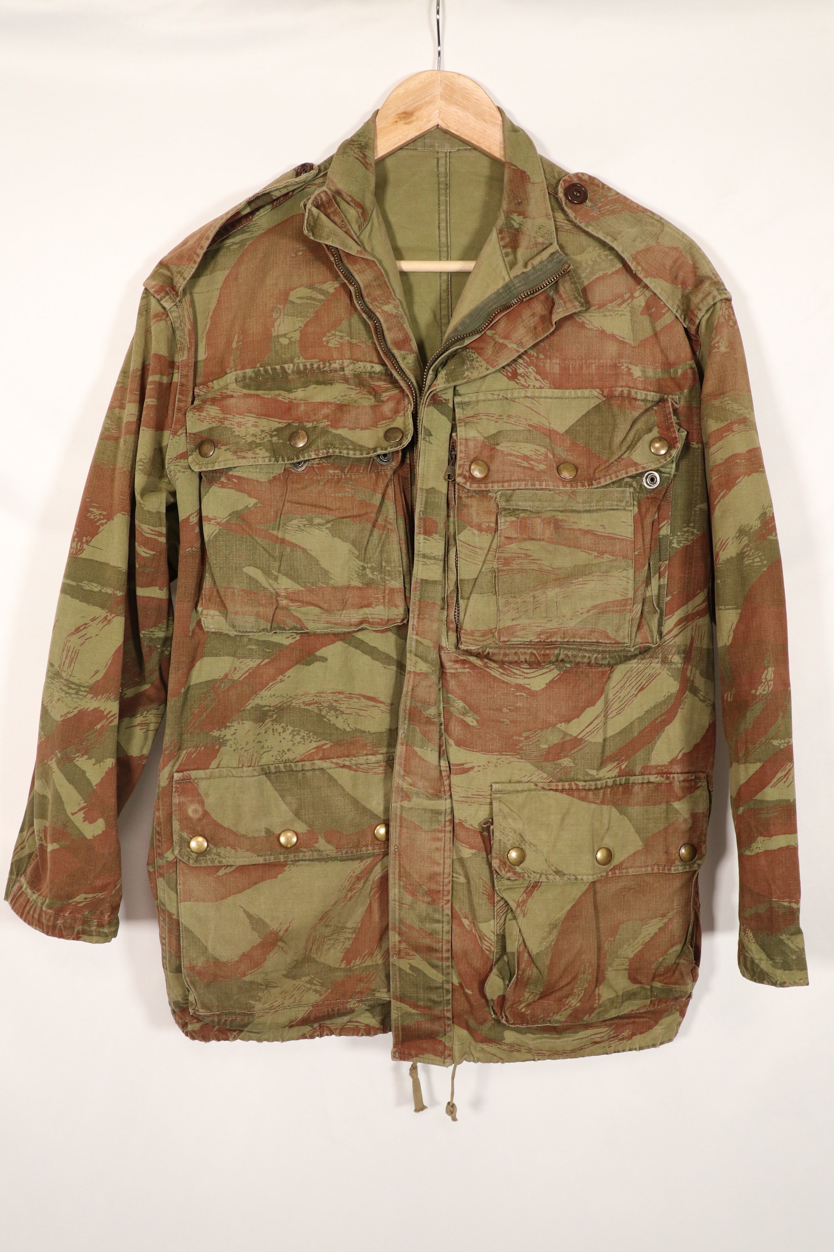 Real 1950's French Army Lizard Camouflage TAP 47/56 Airborne Jacket