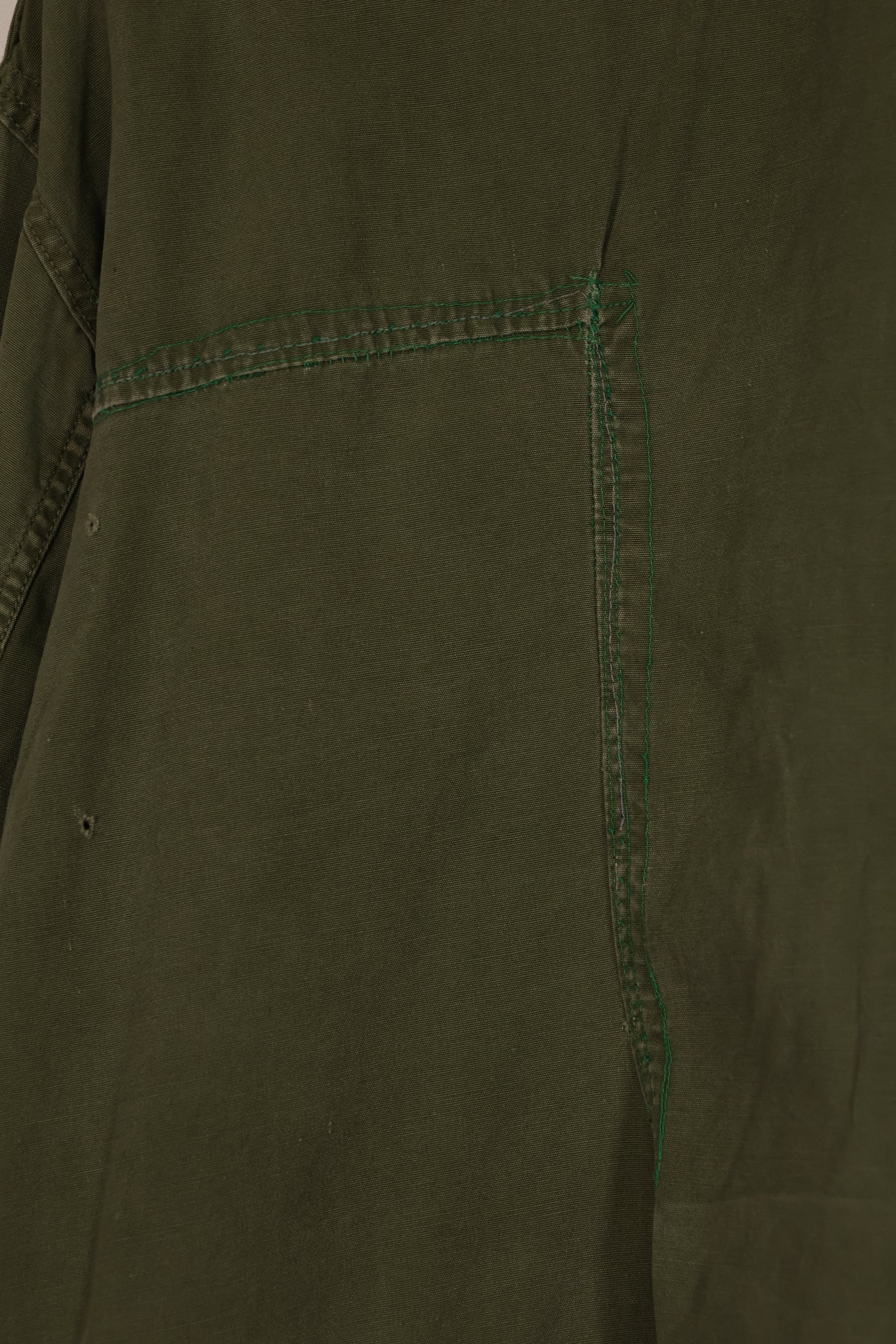 Real 1964 1st Model Jungle Fatigue Jacket, scratches, holes, poor condition.