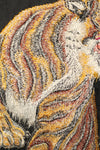 Estimated late 1940s-early 1950s early Japan Jacket, tiger embroidery, small scratches.