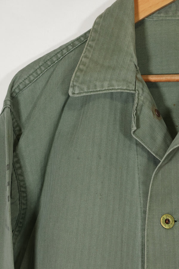 1940s U.S. Marine Corps USMC P-41 HBT Utility Uniform Jacket Used B