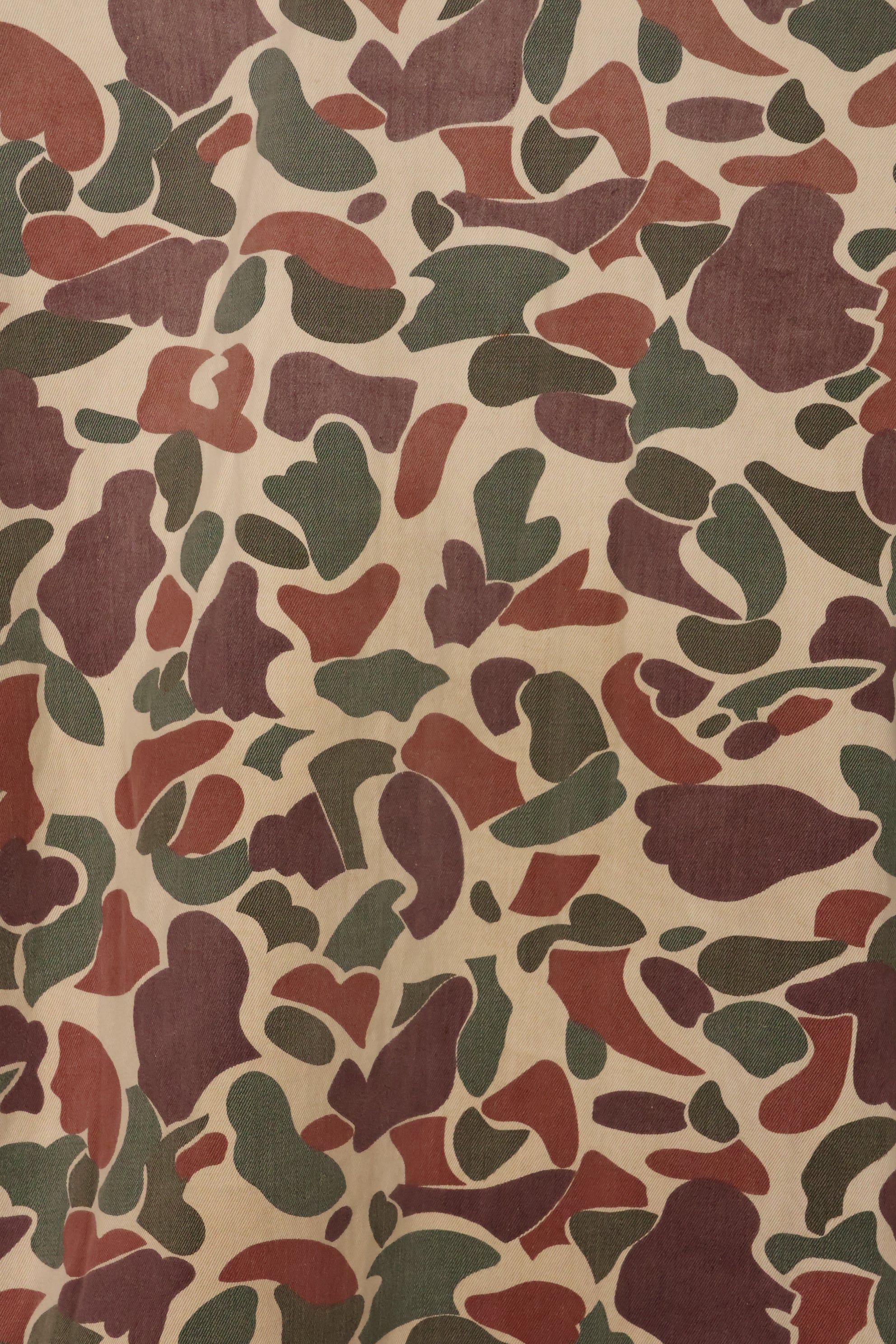 Early to mid 1960s CIDG Beogam camouflage, advisor cut, US-L, faded, used.