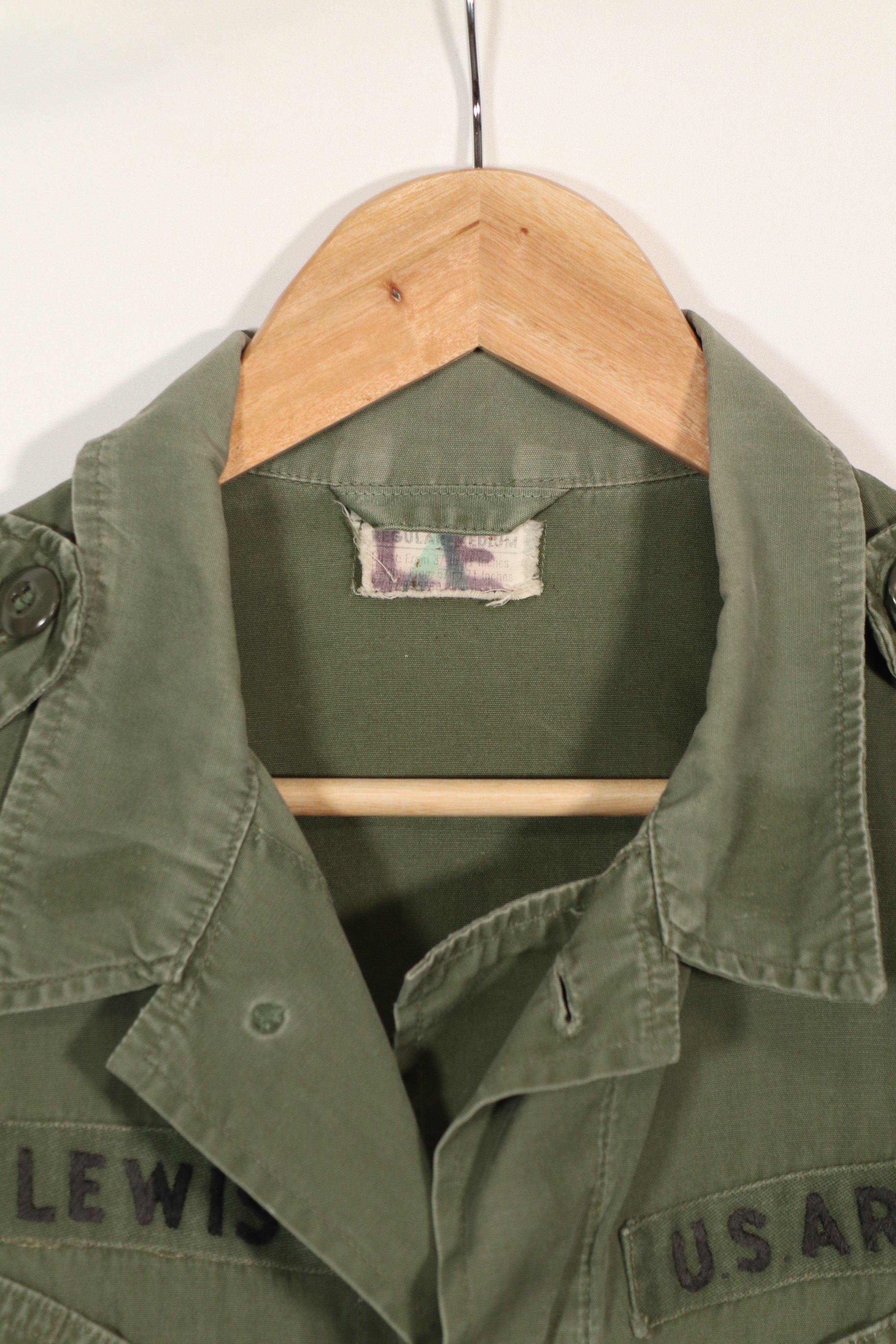 Real 1st Model Jungle Fatigue Jacket, patch restored, used