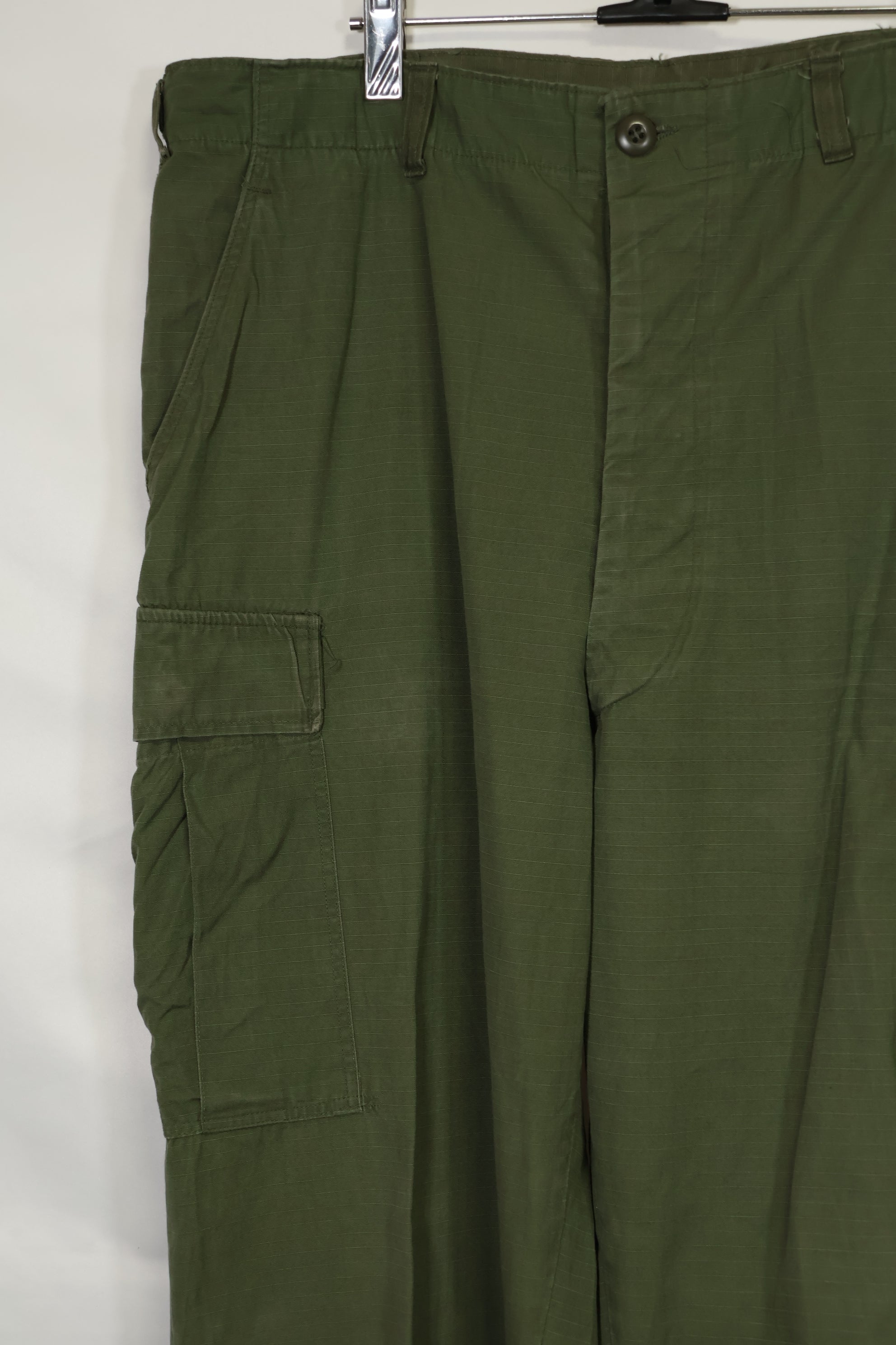 1967 Contract 4th Model Ripstop Jungle Fatigue Pants L-L Used