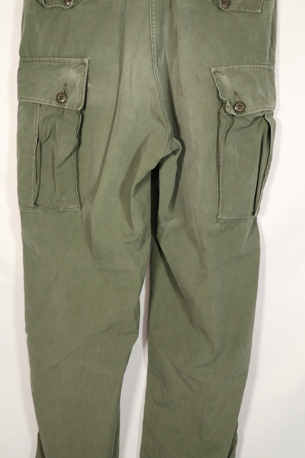 Real 1964 1ST MODEL Jungle Fatigue M-R Pants Used B