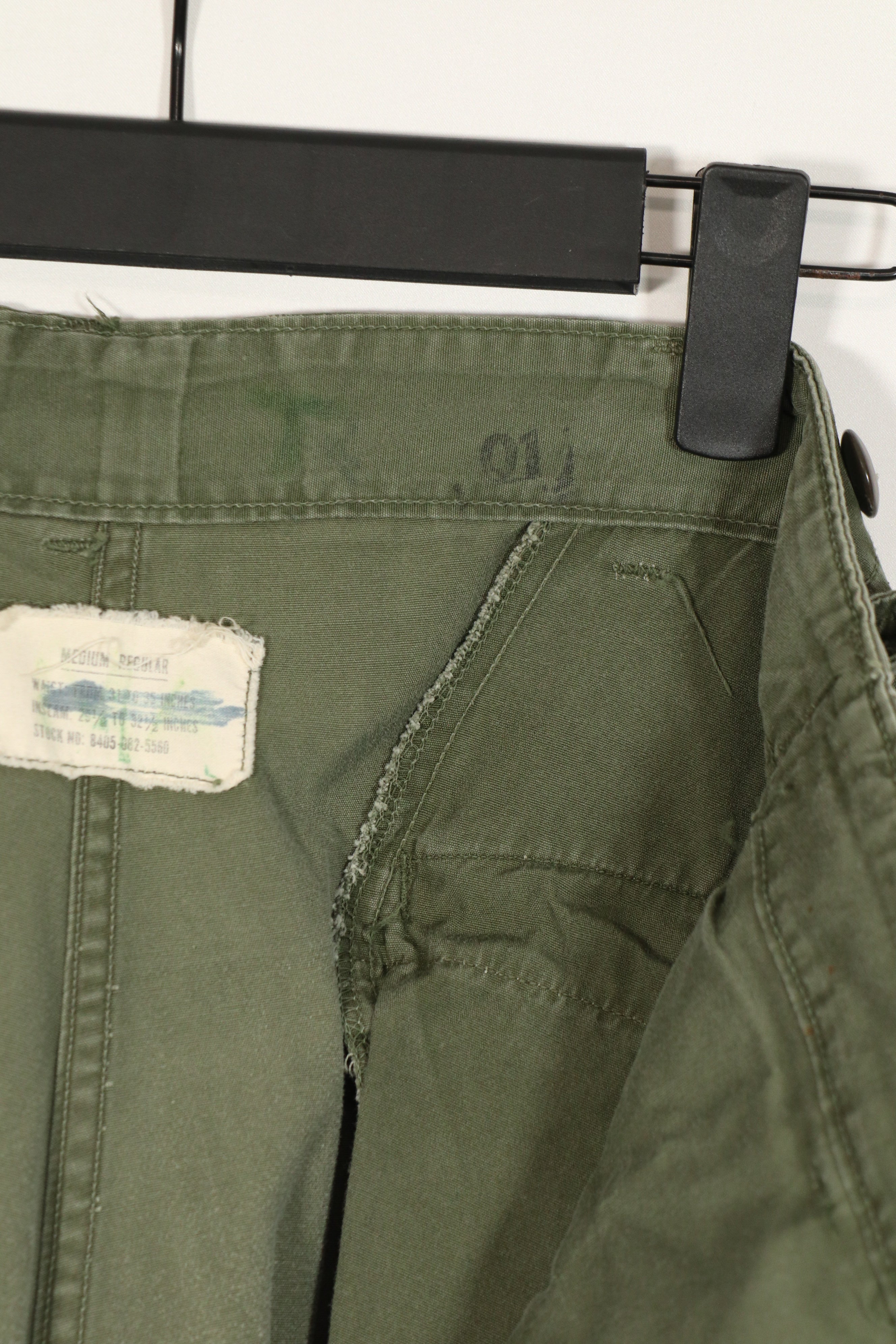 Real 1964 1ST MODEL Jungle Fatigue M-R Pants Used B