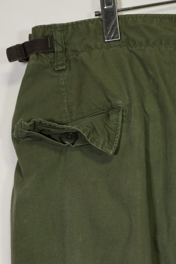 Estimated 1967 Contract 3rd Model Non Ripstop Jungle Fatigue Pants X-L-R Used