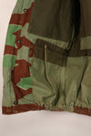 Real 1950s West German Airborne Jacket, splinter pattern, zipper malfunction, used.