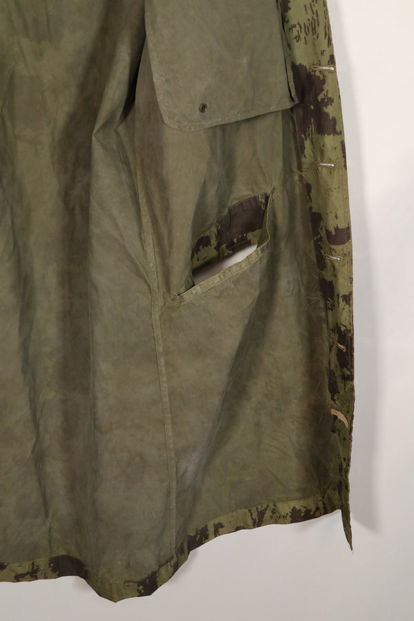 Real 1966 Australian Army raincoat, used, faded, used.