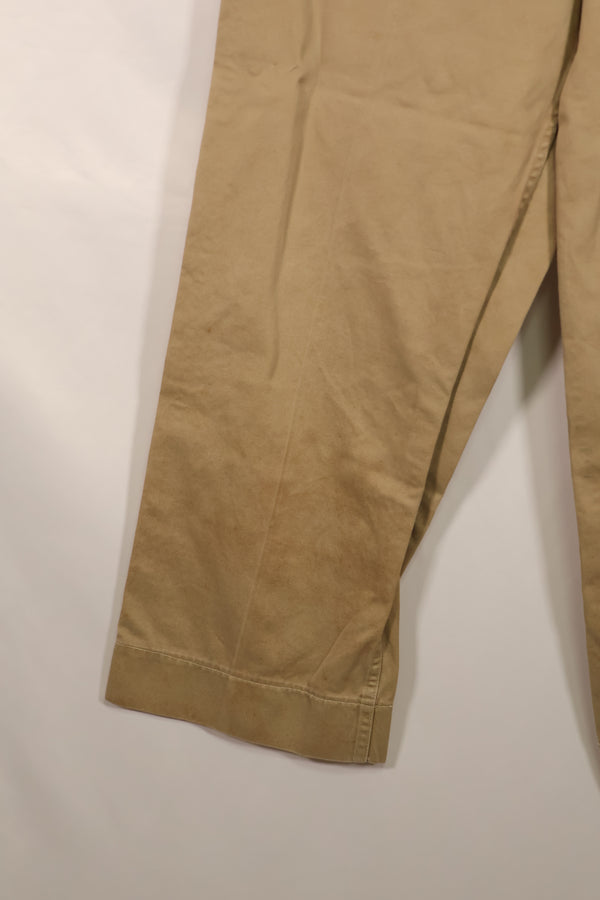 Real WWII 1940s US Army Cotton Chino Pants Used The Great Escape