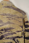 Real Gold Tiger Stripe Shirt Asian Cut A-L Faded Used