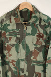 Real Japan Ground Self-Defense Force 1980's Kumazasa Camouflage Jacket, Used, Scratches