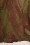 Real 1961 ARVN Windproof camouflage shirt, light fabric, missing buttons, rare.