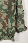 Real Japan Ground Self-Defense Force 1980's Kumazasa Camouflage Jacket, Used, Scratches