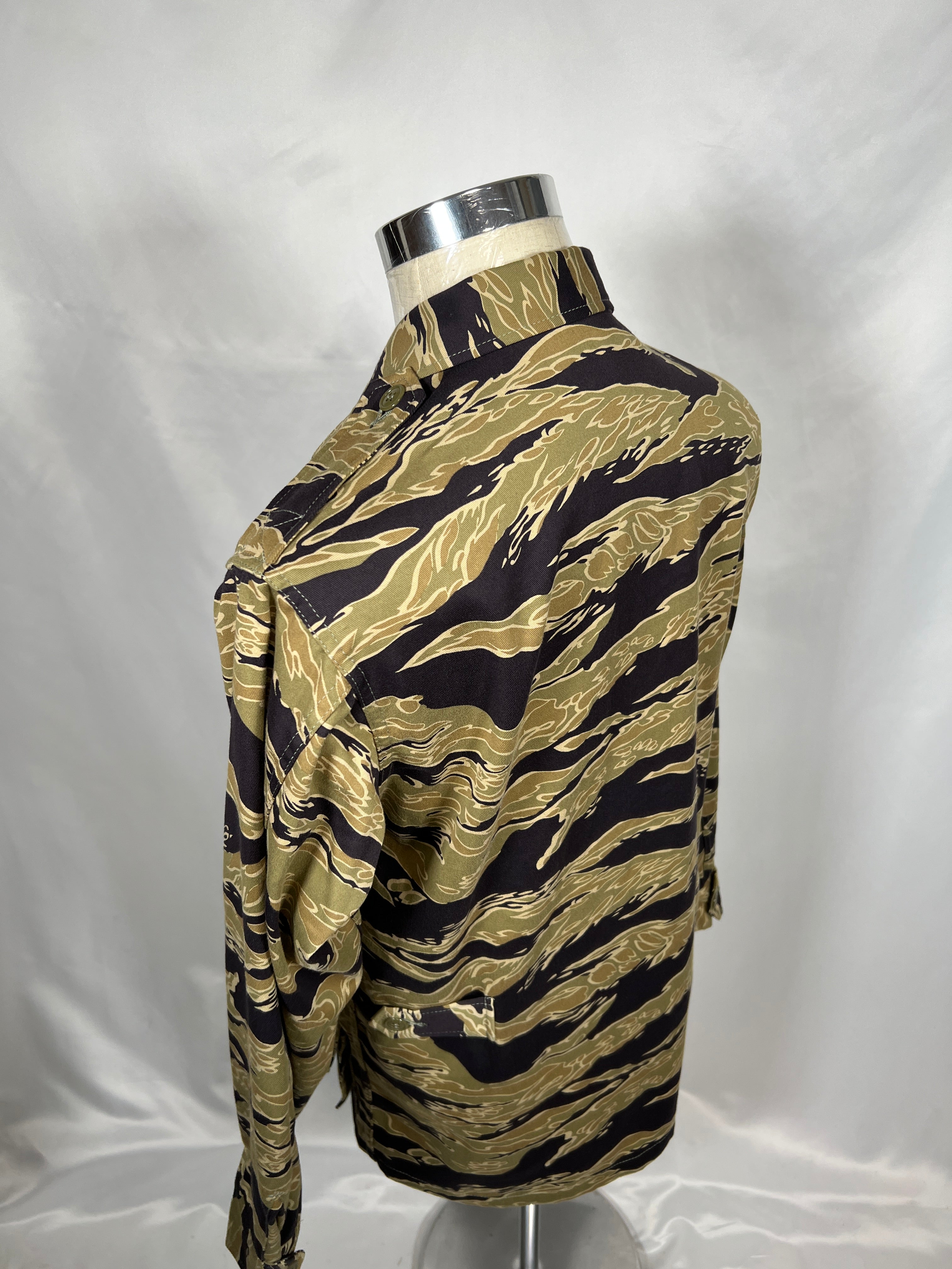 [Delivery in early March 2024]  MILITARIA 1911 Gold Tiger Stripe 2nd Model Jungle Fatigue Jacket MADE IN JAPAN