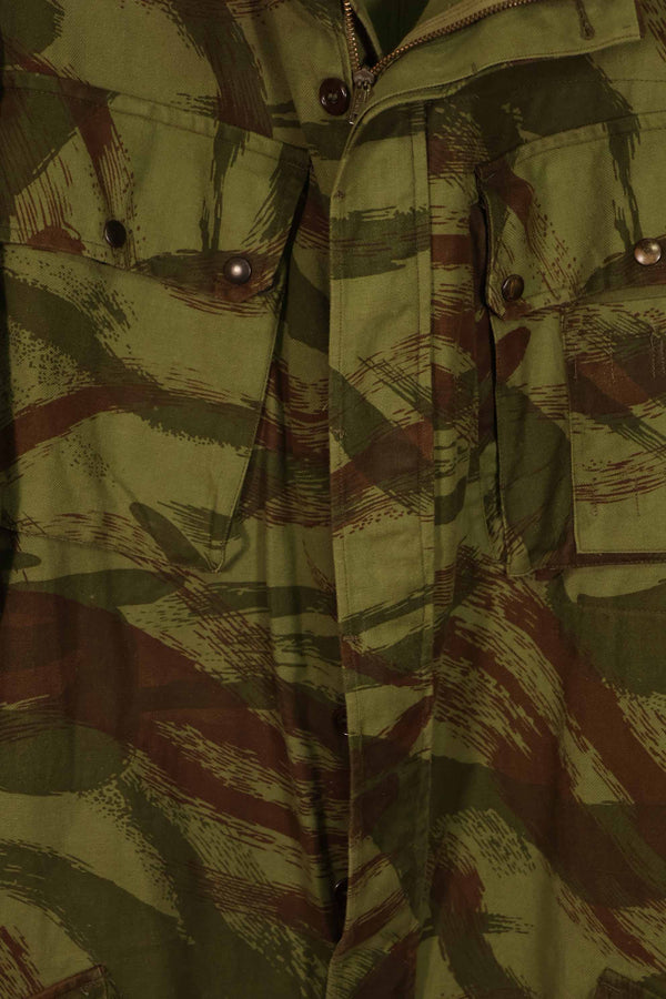 Real 1950s French Army Indochina War Lizard Camouflage TAP 47/53 Airborne Jacket