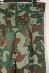 Real Japan Ground Self-Defense Force 1980's Kumazasa camouflage pants, used, scratches.