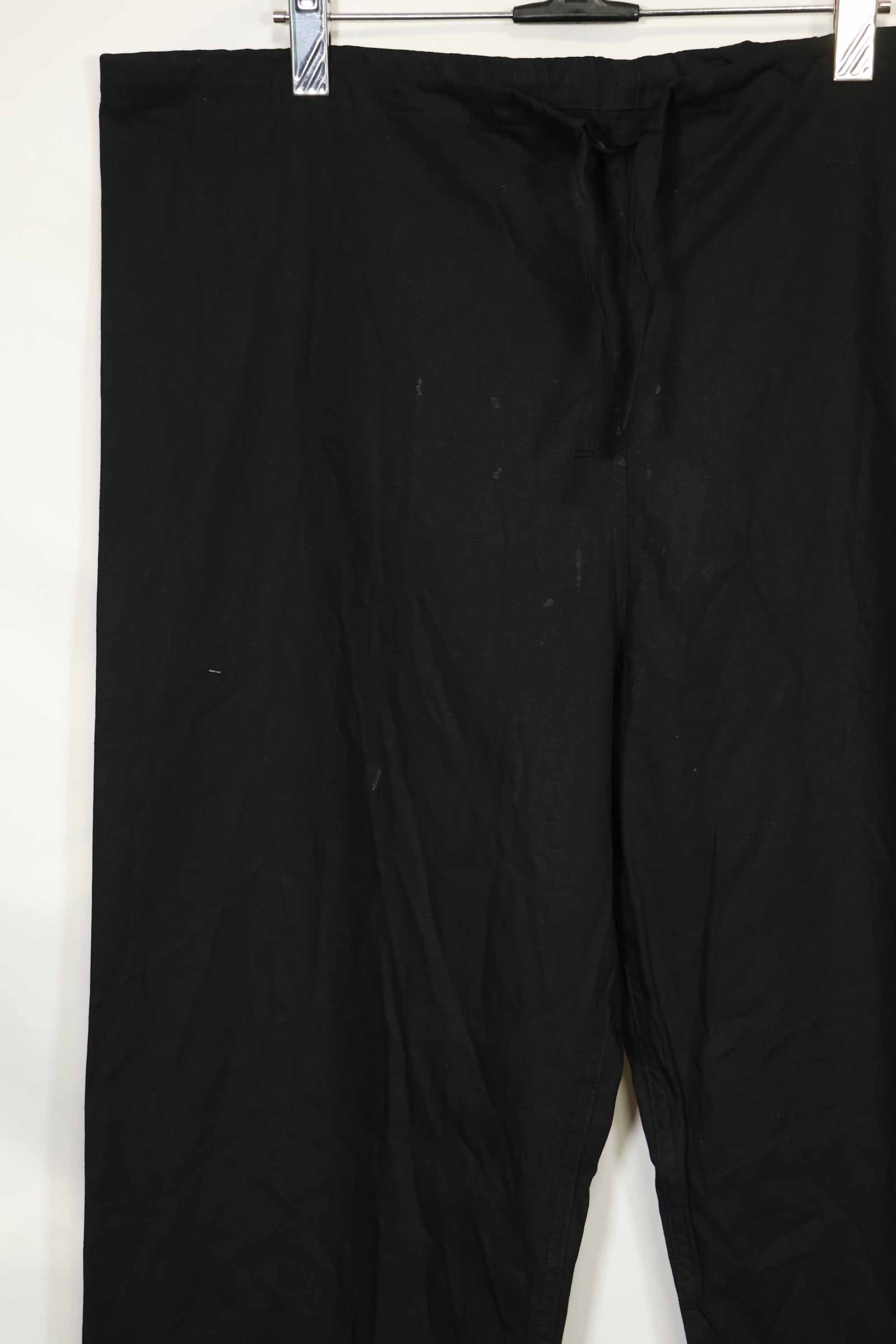 1960's, Okinawa CISO, South Vietnam, black pajamas, top and bottom set, unused, fabric missing.