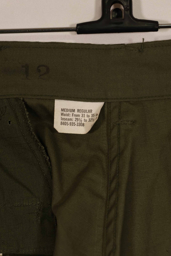 Real 1969 4th Model Jungle Fatigue Pants M-R Deadstock