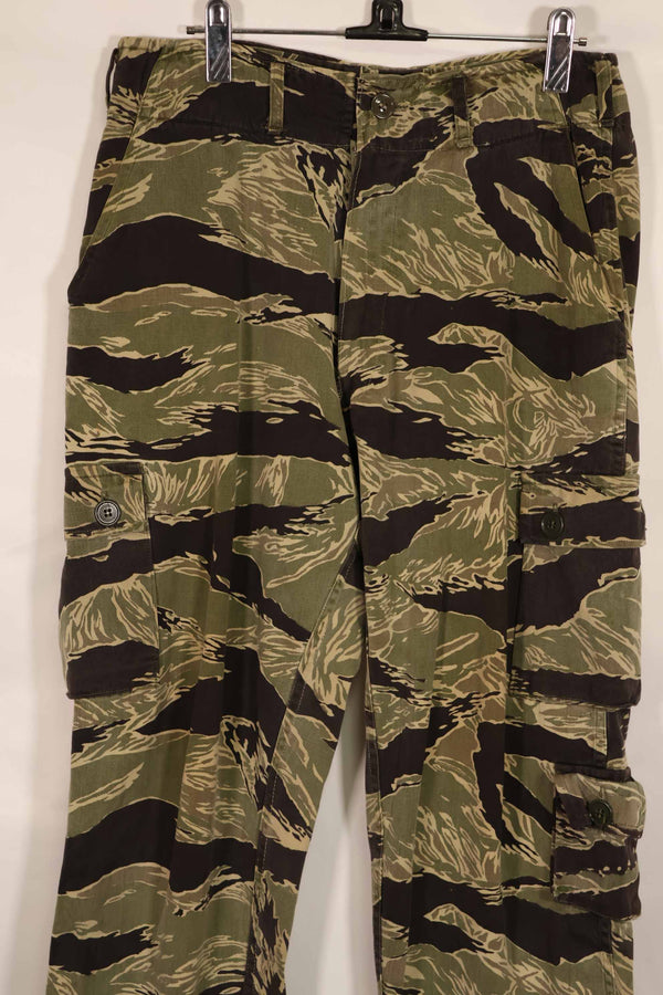 Real Okinawa Tiger Pattern Tiger Stripe Pants US Cut US-M Used