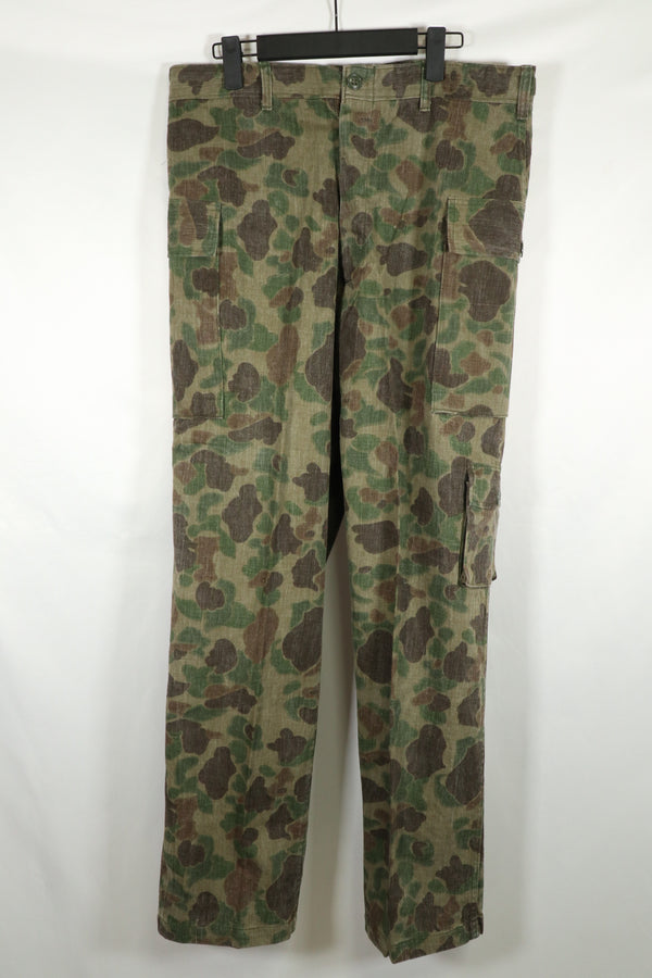 Civilian Duck Hunter Camouflage Hunting Pants Local Made Frogskin Camouflage Used