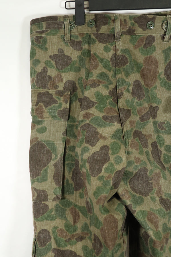 Civilian Duck Hunter Camouflage Hunting Pants Local Made Frogskin Camouflage Used