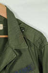 Real 2nd Model Jungle Fatigue Jacket SMALL-REGULAR with USAF patch, retrofitted.