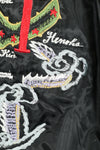 Recent Okinawa made souvenir Jacket directly embroidered MA-1 B