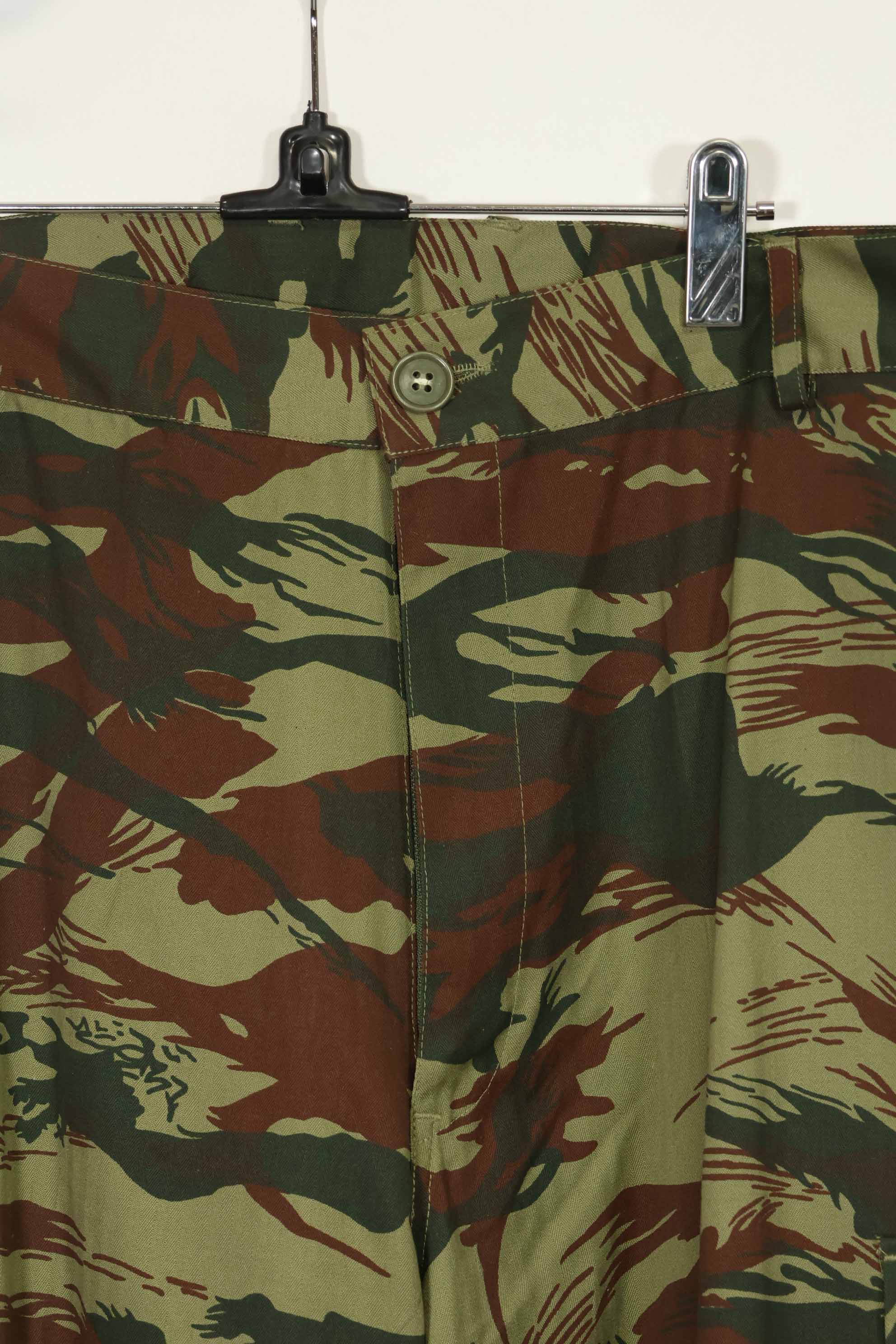 1980's French Army Lizard Camouflage Field Pants, unused.