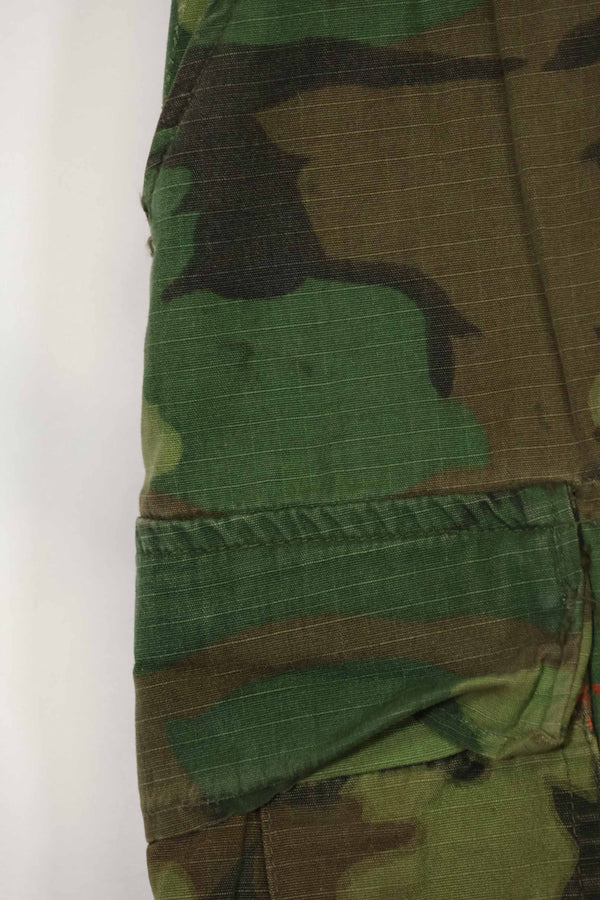 1968 Contract Ripstop Fabric US Army ERDL Camouflage Fatigue Pants M-L Used