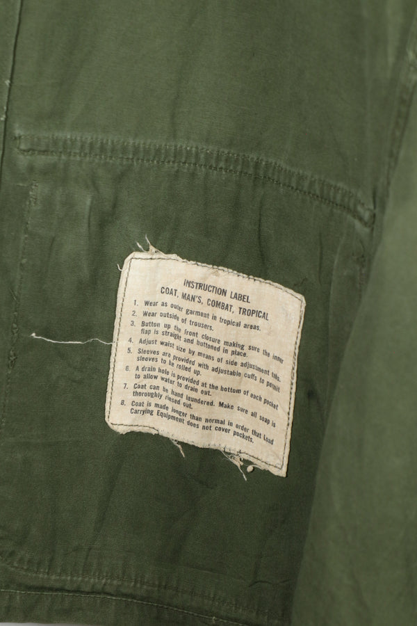 Real 2nd Model Jungle Fatigue Jacket SHORT-X-SMLL, used with fading.