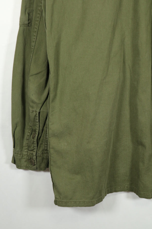 Real 1970 Australian Army fatigues shirt with rank insignia, used.