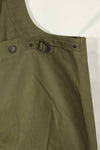 1940s-early 50s U.S. Navy, Army button deck pants, rain pants, used, A