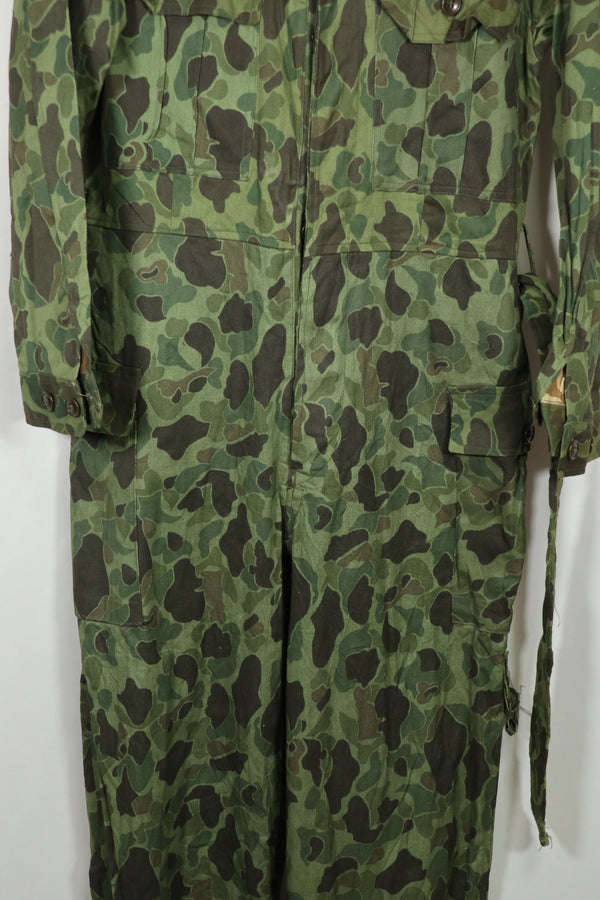 Real South Korean Army Duck Hunter Camouflage Coveralls, unused.